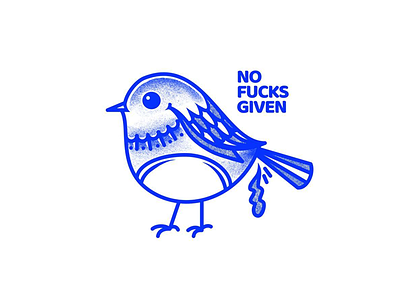 Nofucksgiven apparel bird cardinal illustration illustrator merch nofucksgiven poo poop texture vector