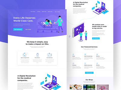 Medico Web by Mehedi Hasan Rownock on Dribbble