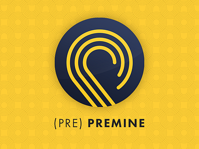 PRE Coin Logo coin crypto logo p pre premine