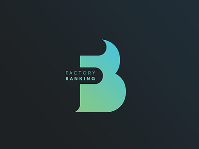 Factory Banking b banking f factory finance logo