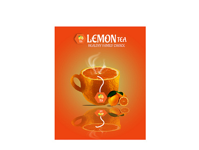 Lemon tea flyer/banner branding design graphic design illustration logo vector