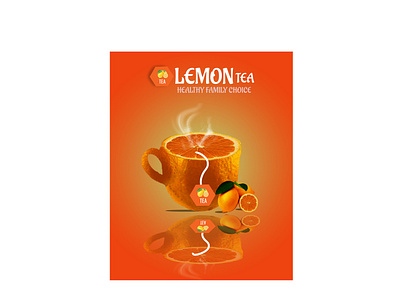 Lemon tea flyer/banner