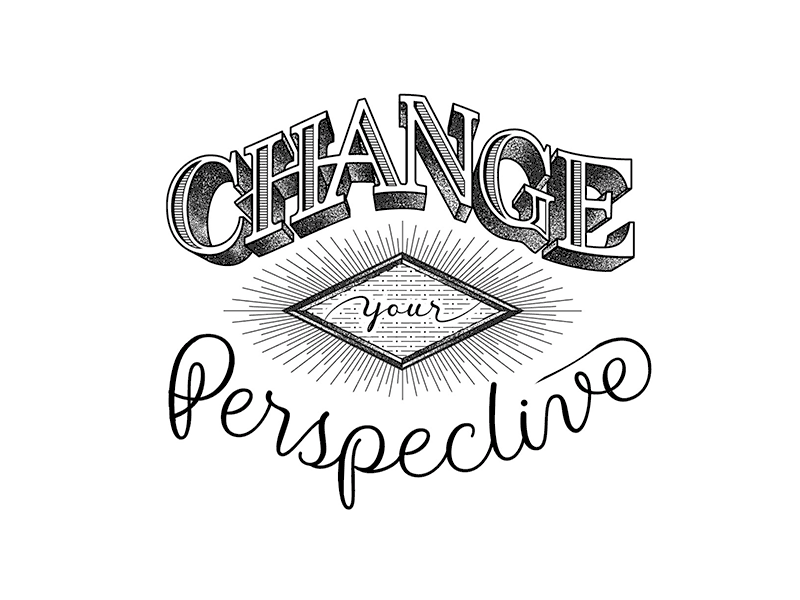 Change Your Perspective lettering