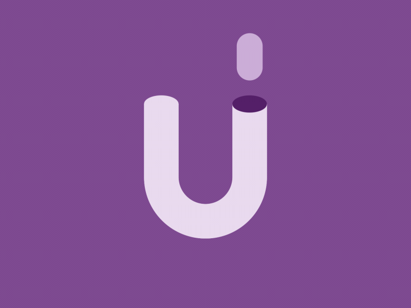 U is for Utah animation lettering
