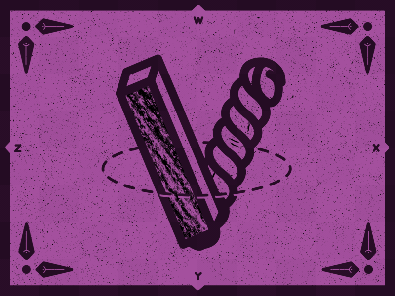 V is for Vibrations (as in… Good Vibrations) animation lettering