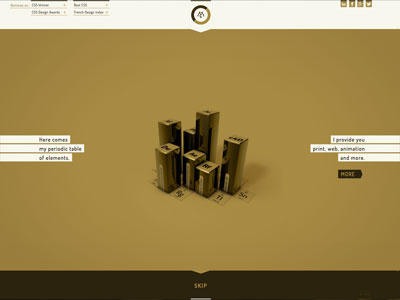 My portfolio motion design web design