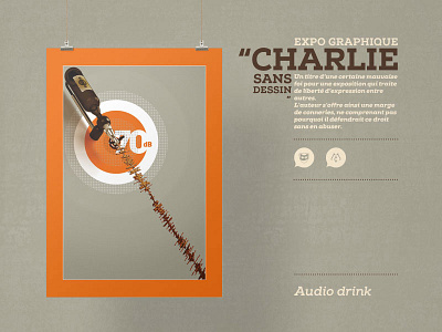 Audio drink poster