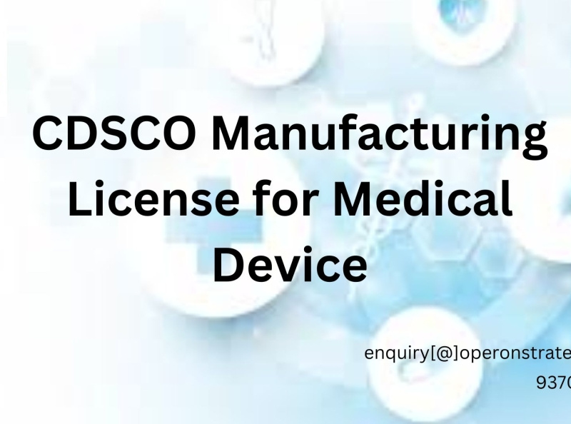 CDSCO Manufacturing License for Medical Device by pooja on Dribbble