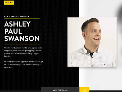 Personal Web Design Homepage