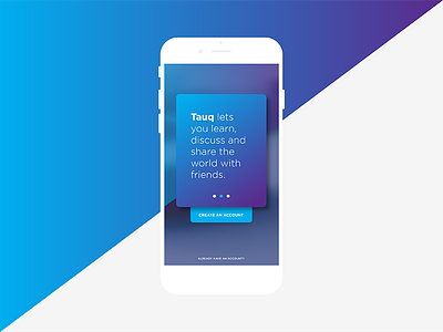 Tauq Onboard app design onboarding tauq