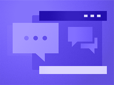 Platform Together content design illustration more purple texture web