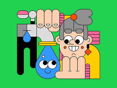 World Water Day character charity clean cute happy illustration poverty water