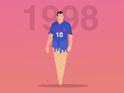 Zidane cream football generation ice pink players pop sport sugar zidane