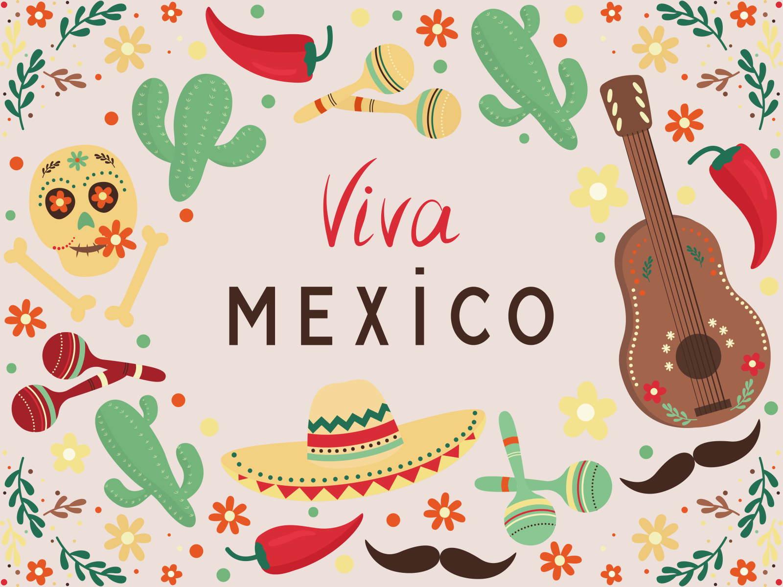 Viva Mexico by Olga on Dribbble