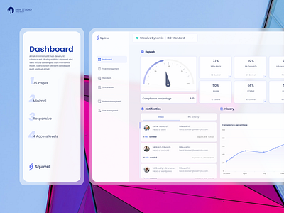 Dashboard Panel admin interface admin panel card dashboard graphs guage interface panel sidebar ui ux ux ui design