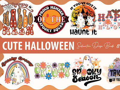 Cute Halloween Sublimation Bundle