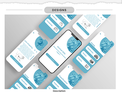 Animal Wiki (Mobile App) Design