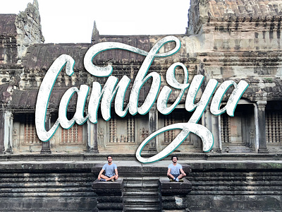 🌾👌🏽Camboya 👌🏽🌾 calligraphybrush cambodia lettering