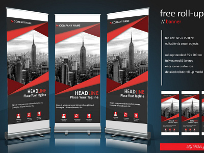 Roll Up Banner Design