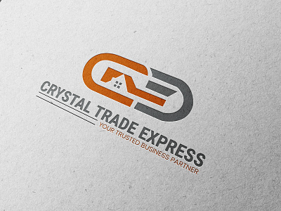 CRYSTAL TRADE EXPRESS LOGO DESIGN branding branding logo design designer designs graphic graphic design illustration logo logo design logofolio logos professional logo professional logo design real estate real estate branding logo real estate logo real estate logo design typography vector