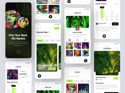 NFT Mobile App Design