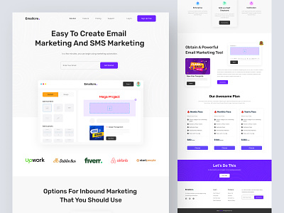 EmailMaker- Email Marketing Landing Page