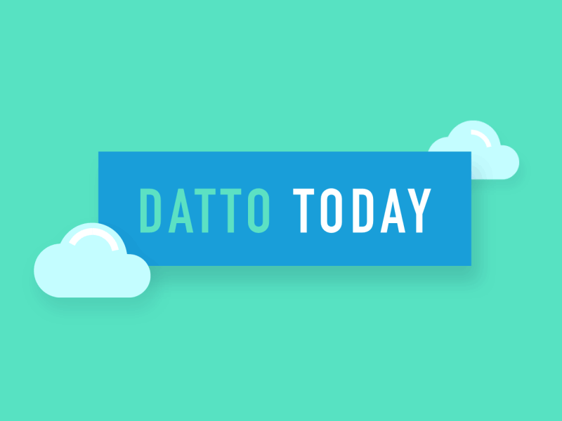 Datto Today! animation gif type ui