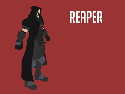Reaper Illustration (animation rig) after effects animation blizzard characters gaming illustration overwatch puppet reaper rigging video games