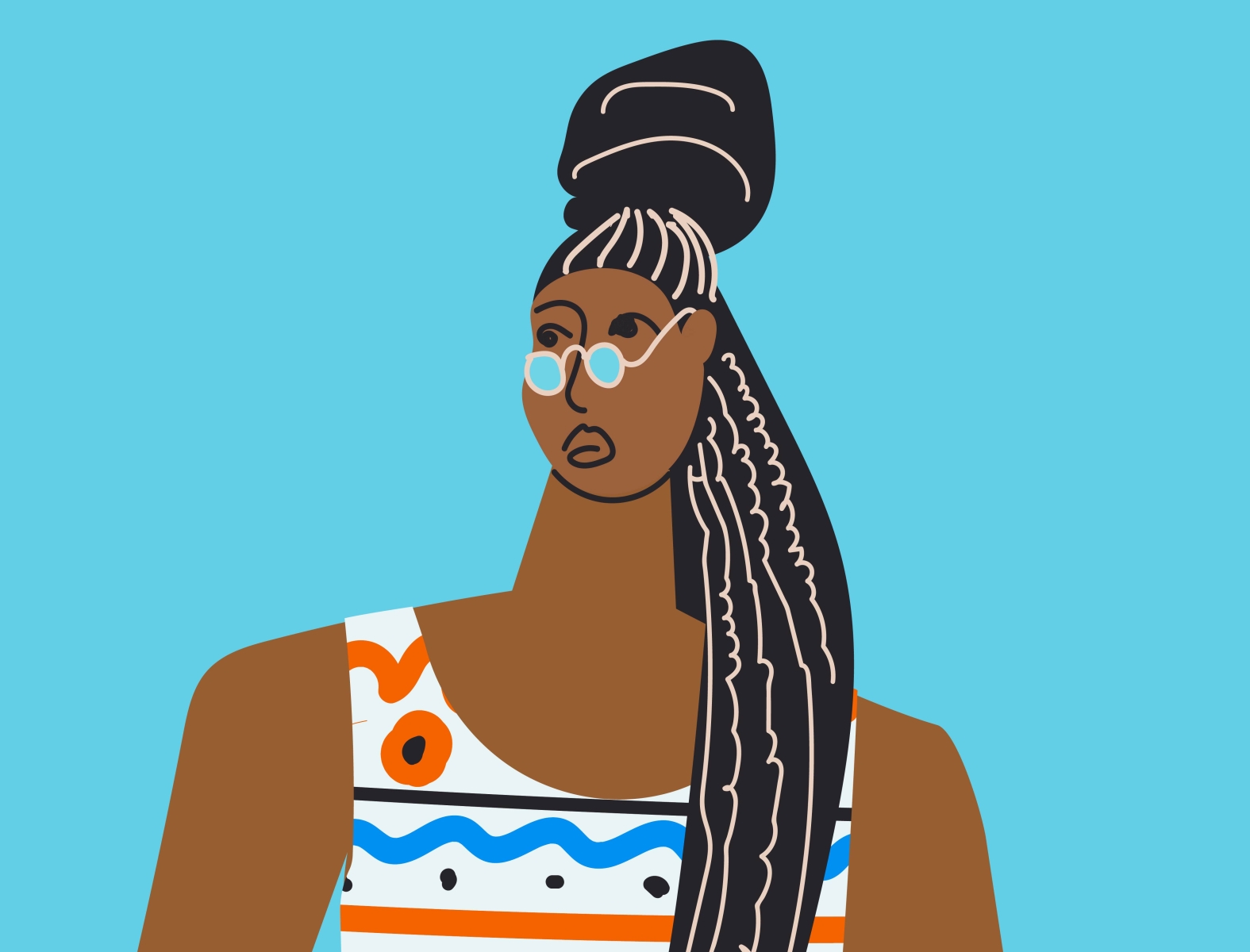 African woman by Monika on Dribbble