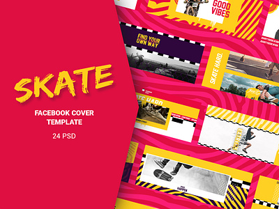 Skate Facebook Cover Templates