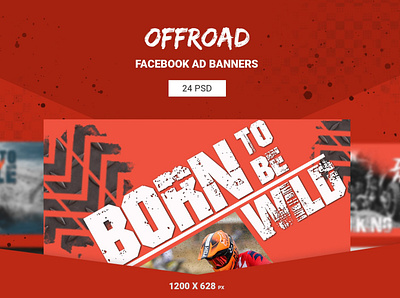 Offroad Facebook Ad Banners adrenaline adventure automobile autoshow azruca bike bike show camping car car wash cleans engine dash exhibition extreme facebook ads grafilker modified motors off road offroad