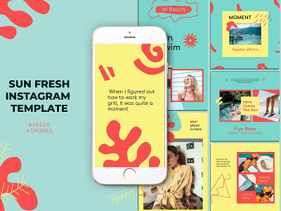 Sun Fresh Instagram Templates