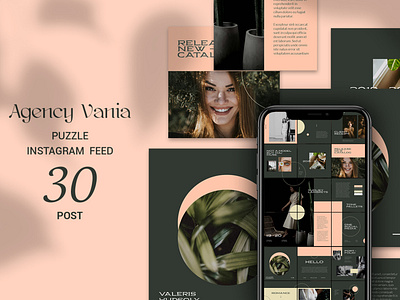 Agency Vania Puzzle Instagram Feed clothes clothing cloths club clubs party coupon cover creative instagram deal design discount dress facebook fashion flat flat design gif gift happy day instagram