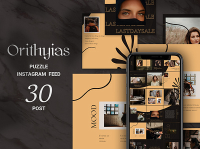 Orithyias Puzzle Instagram Feed adroll azruca banner set banners business discount dress flat design google adwords instagram instagram post instagram puzzle multi purpose multipurpose offer online shop post psd puzzle sale
