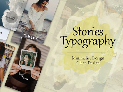 100 Psd Stories Typography Templates