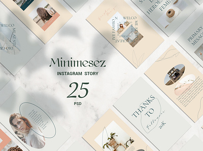 Minimesez Instagram Story instagram instagram post marketing modern multipurpose portfolio promotions quotes sales shopping social media sport store stories studio