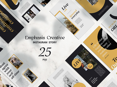 Emphasis Creative Instagram Story business fashion fashion stories insta instagram instagram template lifestyle stories luxury mask modern photo masks photographer photography post banners social social media social stories stories stories template
