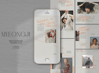 Myeongji Instagram Templates fashion banner fashion flyer fashion post fashion sale flyer greeting insta insta design insta post instagram instagram design instagram page instagram post instagram sale instagram store instagram template page storie photography post sale discount