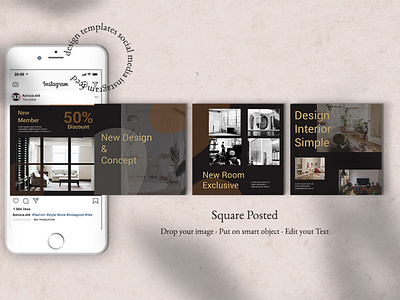 Interior Instagram Templates