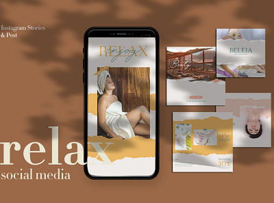 Relax Instagram Templates banner pack banners bundle business buy cloth clothes clothing coupon deal discount droll fashion google google adwords instagram marketing multi purpose multipurpose page