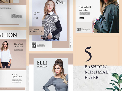 Fashion Minimal Flyer Templates