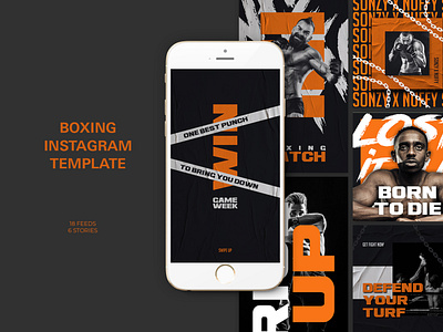 Boxing Instagram Templates