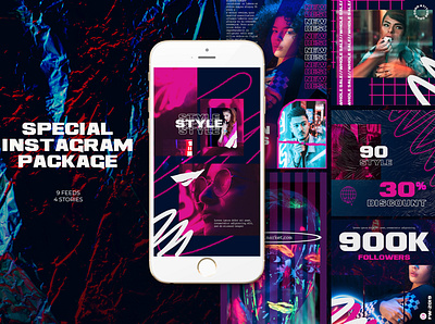 Special Instagram Templates adroll animated animated banner banner pack banners business buy clothes clothing cloths coupon deal discount dress fashion flat flat design gif instagram marketing