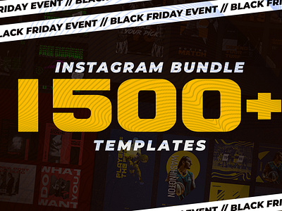 INSTAGRAM BUNDLE 1500+ Templates