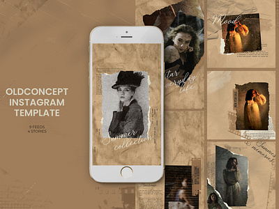 Old Concept Instagram Templates