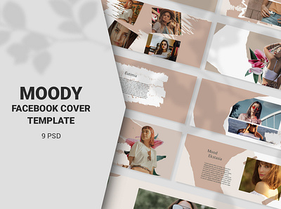 Moody Facebook Cover Templates banner pack banners business clothes clothing design dress facebook cover fashion marketing