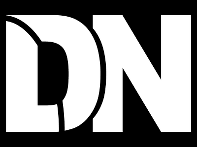 LDN Logo (nền đen, logo màu trắng)