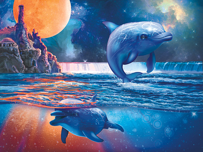 Mousepad Fantasy dolphins fantasy mousepad