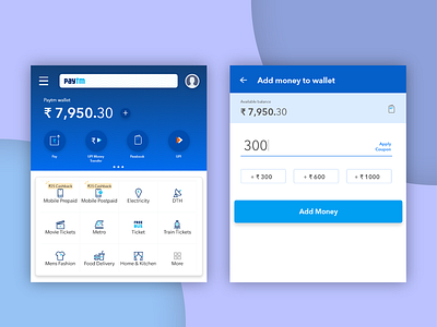 Paytm Design Tweak Concept