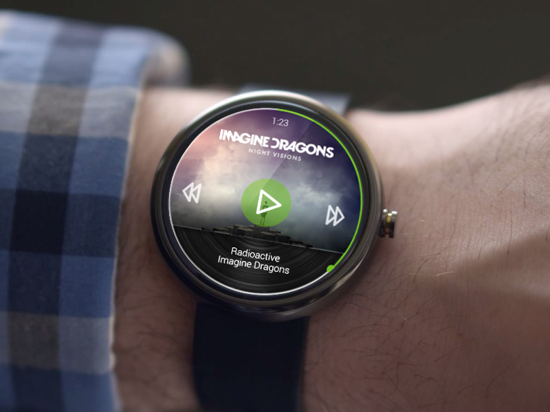 Spotify best sale android wear